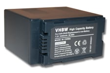 vhbw Batterie compatible avec Panasonic NV-DA1, NV-DA1B, NV-DS1, NV-DS11, NV-DS12, NV-DS15 appareil photo, reflex numérique (5400mAh, 7,4V, Li-ion)