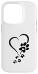 iPhone 14 Pro Dog Paw Heart Baby Dogs - Dog Paw Print Dog Paws Hearts Case