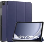 samsung Samsung Galaxy Tab A9+ X210 Tri-Fold PU Case Navy