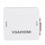 Convertisseur Mini VGA vers HDMI Adaptateur VGA2HDMI 1080P