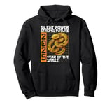 Year Of The Wood Snake Chinese New Year 2025 Pullover Hoodie