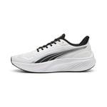 PUMA Mixte Pounce Lite Chaussure de Course sur Route, White Black, 38 EU