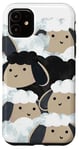 Coque pour iPhone 11 Mouton noir mignon