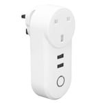 Smart WiFi Plug Dual USB Plug Smart Outlet Wireless APP Voice Control Timer New