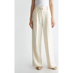 Pantalon Liu Jo  Pantalon palazzo couleur ivoire