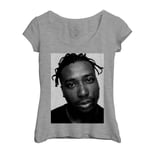 T-Shirt Femme Col Echancré Ol' Dirty Bastard Rapper Rap Hip Hop Photo 90's Wu Tang Clan