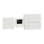 Schneider Electric - Wiser - kit thermostat connecté pour radiateurs électriques (CCTFR6905-G2)