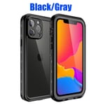 IP68 Vattentät För IPhone 15 14 13 12 11 Pro Max XS Max XR 7 8 Fodral RedPepper Genomskinligt Skal Dykning Undervattens Simning Utomhussporter Black i-Phone X XS 5.8