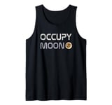 Funny Bitcoin OCCUPY MOON Mars My HODL Investing To The Bull Tank Top