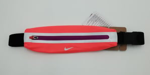 Nike Slim Waist Pack 3.0 Running Belt Sport Body Bag Crimson Lightweight New 