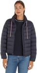 Tommy Hilfiger Women Down-filled Jacket Packable Padded Winter, Blue (Desert Sky), S