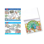 Melissa & Doug Pack of 3 Jumbo Colouring Book - Animals, Vehicles and Blue | Activity Pad | 3 years+ | Gift for Boy or Girl