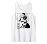 Sorrow Sad Girl Skeleton Smoking Creepy Goth Emo Aesthetic Tank Top