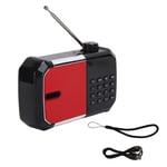 K‑87 Portable Digital Fm Radio Speaker Usb Player Support