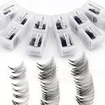 Cils Volume Russe 1200PCS 12D 0.07 D Curl 9-20mm Mixed Extension Cils Bouquet Volume Russe Cils a Cils Prefait Ventilateur Cils Extension de Cils individuels Professionnel(1200-12D-0.07-D-920)