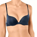 Sloggi Wow Breeze WHU Moulded Plunge Bra Size 36C Navy 10163082