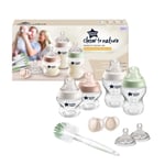 Tommee Tippee Closer To Nature Bottle Starter Kit Muted Baby Infant Feeding New