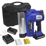 Electric Nail Staple Gun 2 in 1 Cordless  INCLUDED Extra Battery Heavy Duty 18V