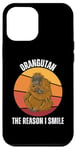 iPhone 13 Pro Max Vintage Orangutan The Reason I Smile Vintage Orangutan Lover Case