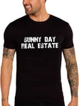 Homme Tee-Shirt L'immobilier Ensoleillé - Sunny Day Real Estate - T-Shirt Graphique Éco-Responsable Vintage Cadeau Nouveauté