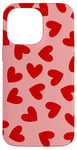 Coque pour iPhone 14 Pro Max maneater coeur amour valentines rouge rose mignon rétro girly y2k