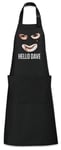 Hello Dave BBQ Cooking Apron The League Fun Larry of Gentleman Pappa Lazarou