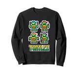 Teenage Mutant Ninja Turtles Retro Pixelated Turtle Power Sweatshirt