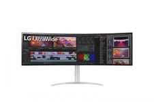 LG 49WQ95C-W 49“ UltraWide Curved LED Monitor 5120x1440/400cd/m2/5ms/ HDMI USB Type C Display Port | LG | Monitor | 49WQ95C-W | 49 " | IPS | QHD | 32: