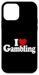 Coque pour iPhone 12 mini I LOVE HEART GAMBLING CASINOS PARIS TRADING LAS VEGAS