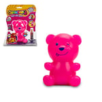 Gummymals 700017672 Ours Rose Jouet interactif en Forme d'ours en Bonbon très Amusant et spongieux avec de Nombreux Sons différents pour garçons et Filles à partir de 4 Ans