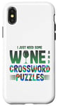 iPhone X/XS Just Need Wine and Crossword Puzzles Wine and Puzzles Case