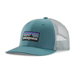 Patagonia Patagonia K' S Trucker Hat - P-6 Logo: Wetland Blue - Barn - OneSize- Naturkompaniet