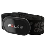 Polar H10 Heart Rate Monitor – ANT Plus , Bluetooth - Waterproof HR Sensor with Chest Strap - Built-in memory, Software updates (H10, M-XXL,Black Crush)