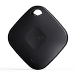 Yipoyilo Smart Bluetooth Air Tracker Tag, Item Finder Key Finder Compatible with Apple Find My (iOS Only), 1 Lanyards, Replaceable Battery, Luggage Tracker for Suitcase and More, 1 Pack Black