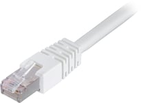 F/UTP Cat6 patch cable, 50m, 250MHz, Delta, LSZH, white