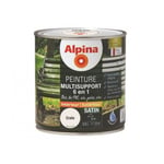 ALPINA - Peinture Alpina Multisupport 6 en 1 Satin 0,5L - Couleur:Blanc craie finition:Satinée