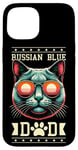 Coque pour iPhone 15 Russian Blue Dad Cat Russian Blues Maltese