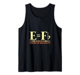 Music Theory of Relativity Musician Physics E Equals F Flat Tank Top