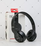 P9 Air Max Casque HiFi Stéréo Sans Fil Bluetooth Musique Casque Sans Fil avec Microphone Sport Écouteur Stéréo HiFi Écouteurs-P47-Noir