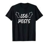 Leg Rests On Shoulders Funny Adult Dirty Joke T-Shirt