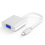 USB-C till VGA-adapter, typ C till VGA-adapter kompatibel med Pro 2016/2017/2018, Air/iPad Pro 2018, sur