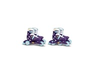 STAMP-WI467301 Wish Adjustable Two in One 3 Wheels Skate Size 27-30, Rollers en Ligne, WI467301, Purple, Tailles, Mauve