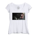 T-Shirt Femme Col Echancré Apex Legends Bloodhound Battle Royale Jeux Video Masque