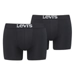 Lot de 2 boxers Levi's en coton stretch noirs