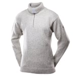 Devold Nansen Sweater Zip Neck Grey Melange, M