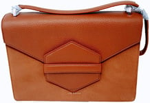 Ted Baker WINONAA Leather and suede shoulder bag