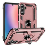 samsung Samsung Galaxy A25 5G Military Armour Ring Case RoseGold