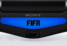 Autocollant pour barre lumineuse de PlayStation PS4 - Inversée, FIFA - Noir