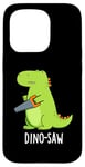 Coque pour iPhone 15 Pro Dino-saw Jeu de mots drôle dinosaure