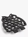 John Lewis Owl Cast Iron Trivet, Black